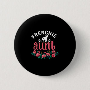 Macaron Rond 5 Cm Cadeaux de Tante Chien Amoureux de Chien Propriéta