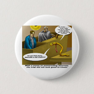 Macaron Rond 5 Cm Cadeaux drôles de dessin animé du procès de Lizzie