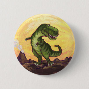Macaron Rond 5 Cm Cadeaux et accessoires Tyrannosaurus