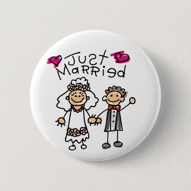 Macaron Rond 5 Cm Cadeaux Mariés Cadeaux Nouveaux Cadeaux Lune de mi (Devant)