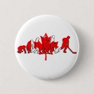 Macaron Rond 5 Cm Cadeaux purs de gagnants de hockey sur glace d'or