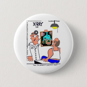 Macaron Rond 5 Cm Cadeaux T-shirts médicaux drôles du tractus gastro
