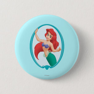 Macaron Rond 5 Cm Cadre Ariel