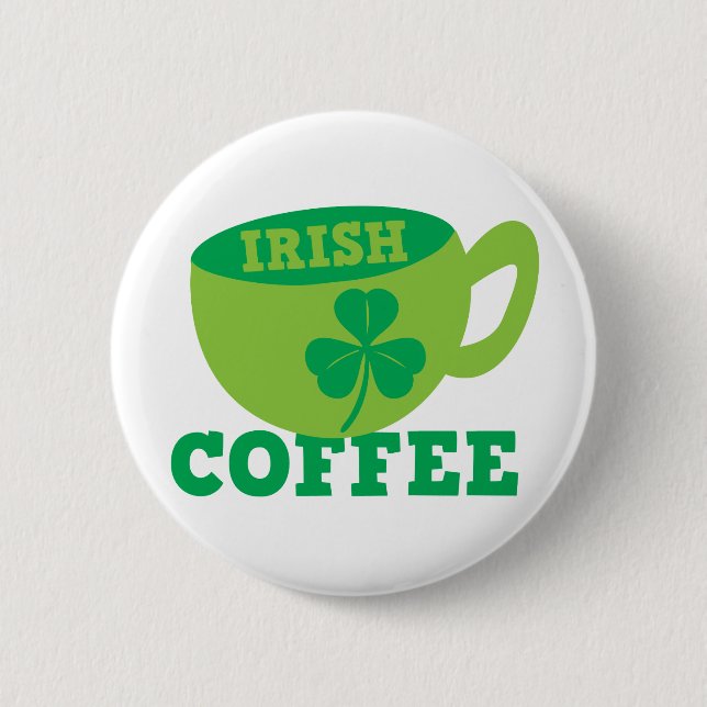 Macaron Rond 5 Cm Café irlandais (Devant)