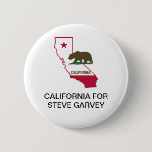Macaron Rond 5 Cm CALIFORNIA pour Steve Garvey SENATE Button