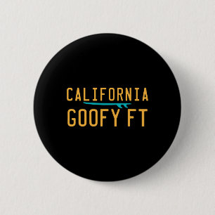 Macaron Rond 5 Cm Californie Surf Rétro Côte Ouest Socal Norcal S