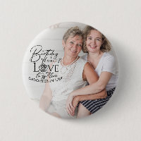 Calligraphie minimale Photo Anniversaire Belle-fil