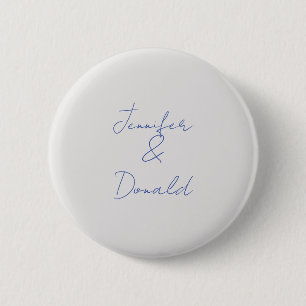 Macaron Rond 5 Cm Calligraphie tendance noms personnels classiques s