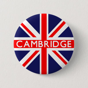 Macaron Rond 5 Cm Cambridge : Drapeau britannique