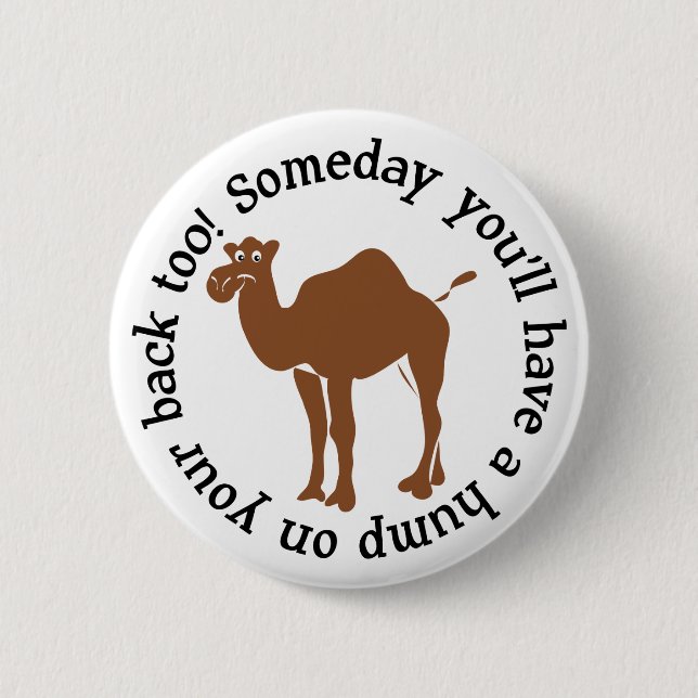 Macaron Rond 5 Cm Camel (Devant)