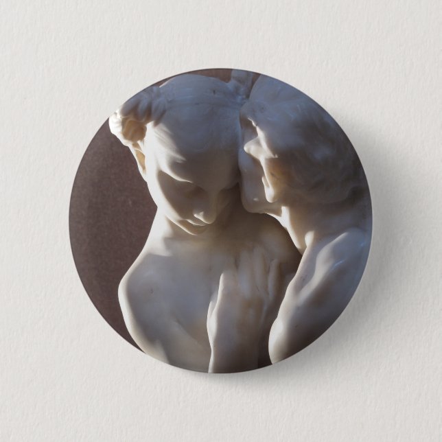 Macaron Rond 5 Cm Camille Claudel baiser Vertumnus et Pomona (Devant)