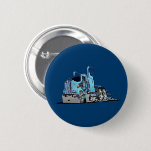 Macaron Rond 5 Cm Camion de dessin
