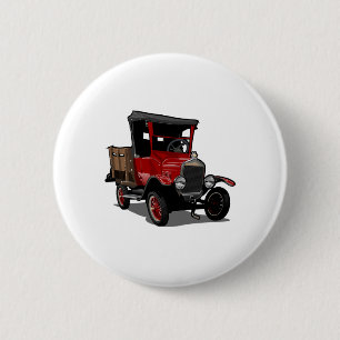 Macaron Rond 5 Cm Camion de dessin