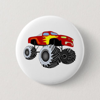 Macaron Rond 5 Cm Camion de monstre