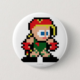 Macaron Rond 5 Cm Cammy à 8 bits