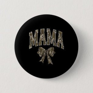 Macaron Rond 5 Cm Camo Bow Coquette Mama Maman Dove Saison Chasse Hu