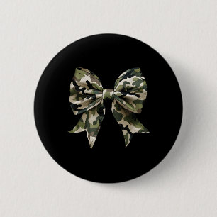 Macaron Rond 5 Cm Camo Coquette Chasse au canard Camouflage 1