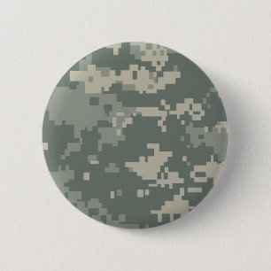Macaron Rond 5 Cm Camouflage d'ACU d'armée