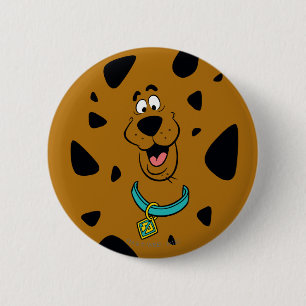 Macaron Rond 5 Cm Camouflage Scooby-Doo