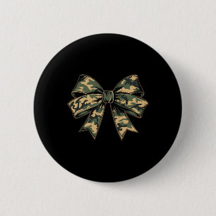 Macaron Rond 5 Cm Camouflage Vieux Camo Bow Camo Coquette Chasse aux