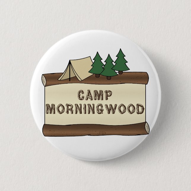 Macaron Rond 5 Cm Camp Morningwood (Devant)