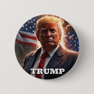 Macaron Rond 5 Cm Campagne Trump