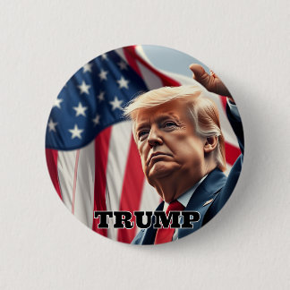 Macaron Rond 5 Cm Campagne Trump