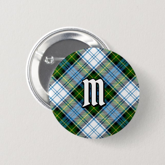 Macaron Rond 5 Cm Campbell Dress Tartan (Devant & derrière)