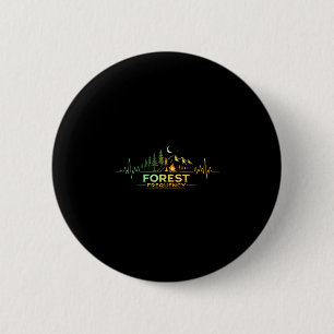 Macaron Rond 5 Cm Camping battement de coeur nature campeur camp ext