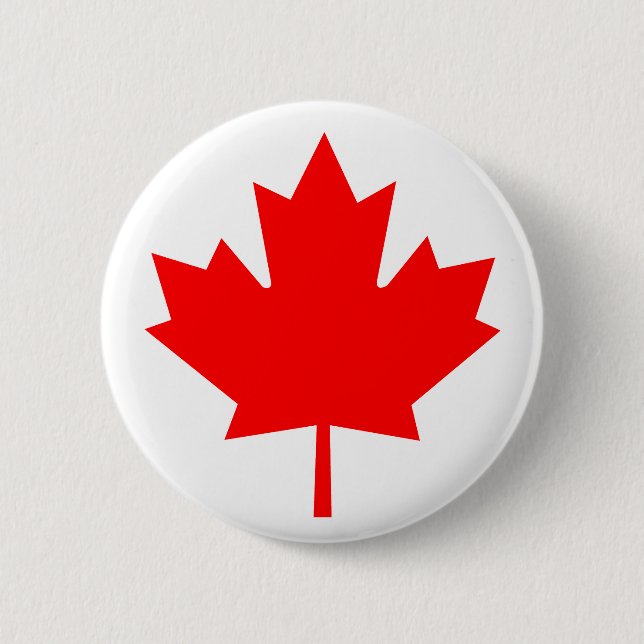 Macaron Rond 5 Cm Canada (Devant)