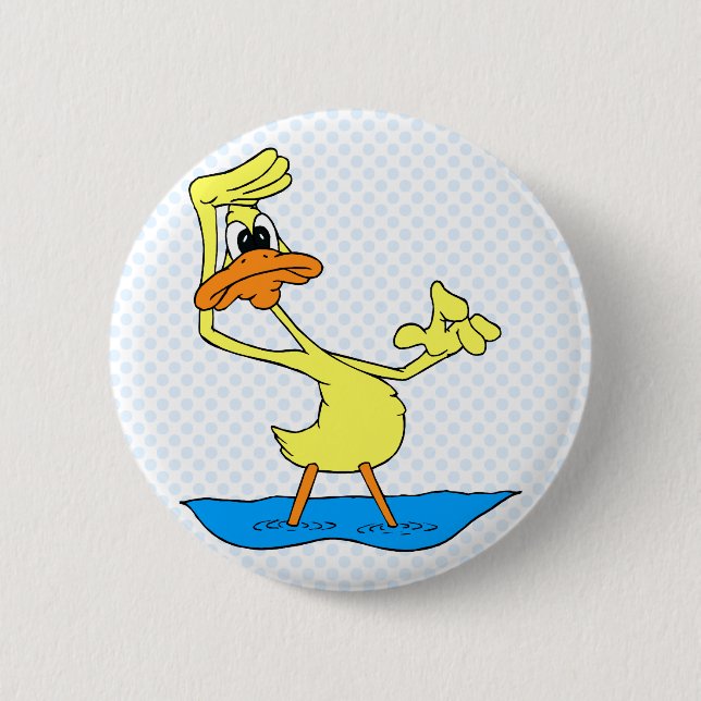 Macaron Rond 5 Cm Canard de Doris (Devant)