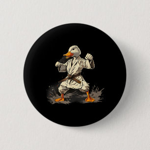 Macaron Rond 5 Cm Canard de Judo Canard de Taekwondo Canard de MMA A