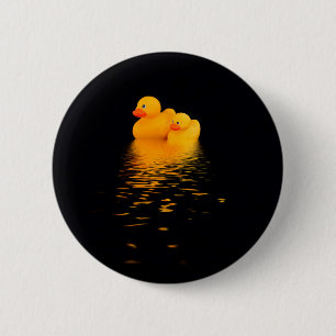 Macaron Rond 5 Cm Canards qui passent la nuit
