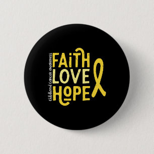 Macaron Rond 5 Cm Cancer de l'enfance pour adultes Cancer de l'enfan