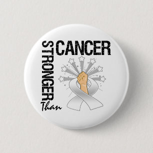 Macaron Rond 5 Cm Cancer de poumon - plus fort que le Cancer