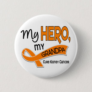 Macaron Rond 5 Cm Cancer de rein MON HÉROS MON GRAND-PAPA 42