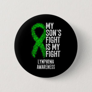 Macaron Rond 5 Cm Cancer du Sang La lutte de mon fils est ma lutte L