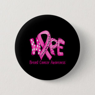 Macaron Rond 5 Cm Cancer du sein En octobre nous portons un ruban ro