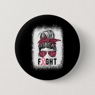 Macaron Rond 5 Cm Cancer du sein Soutien du ruban rose Cancer du sei