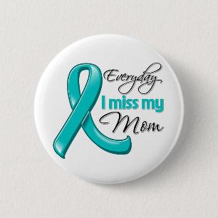 Macaron Rond 5 Cm Cancer ovarien quotidien de Mlle My Mom d'I