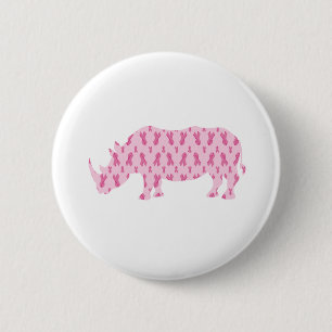 Macaron Rond 5 Cm Cancer-Ruban-Rhino