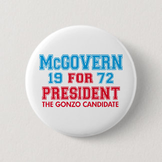 Macaron Rond 5 Cm Candidat particulier de McGovern