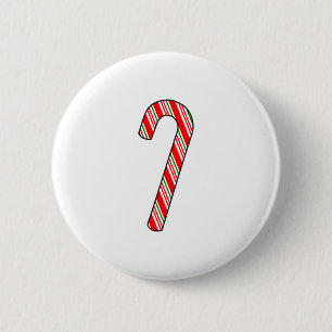 Macaron Rond 5 Cm Candy Cane Christmas Drawing