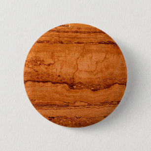 Macaron Rond 5 Cm Canyon en cuivre Granite, or ambre montagnes de Se