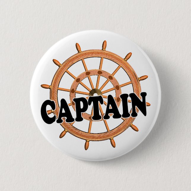 Macaron Rond 5 Cm Capitaine de défibreurs (Devant)