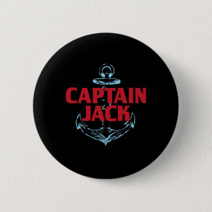 Macaron Rond 5 Cm Capitaine Jack Nom Personnalisé Surnom Personnalis