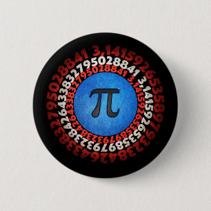 Macaron Rond 5 Cm Capitaine Pi Superhero Shield Nerdy Math Pi Day