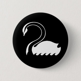 Macaron Rond 5 Cm Capitaine Swan Flag Button