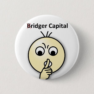 Macaron Rond 5 Cm Capital de Bridger… chut (insigne)