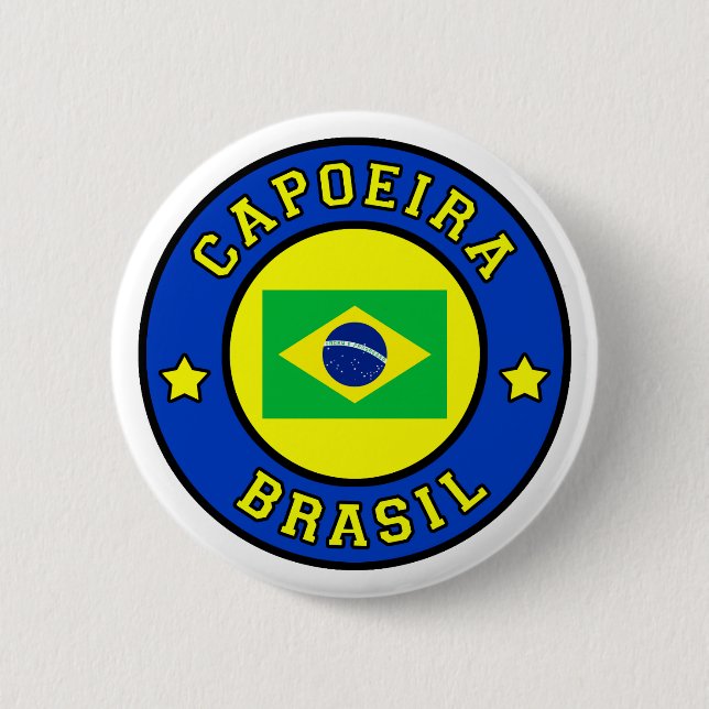 Macaron Rond 5 Cm Capoeira Brasil (Devant)